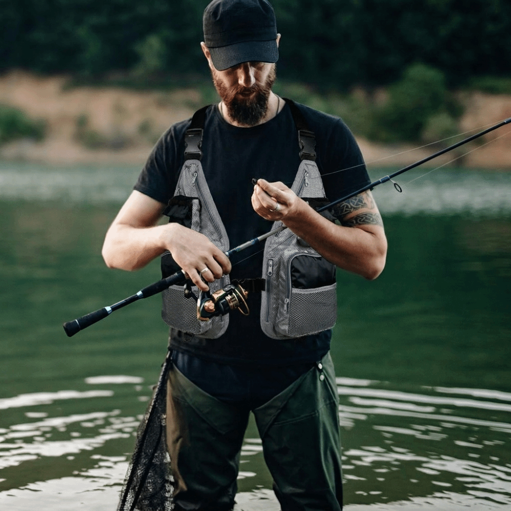 Fishing Vest - Dayanıklı Hızlı Kuruyan Balıkçılık Yeleği Çok