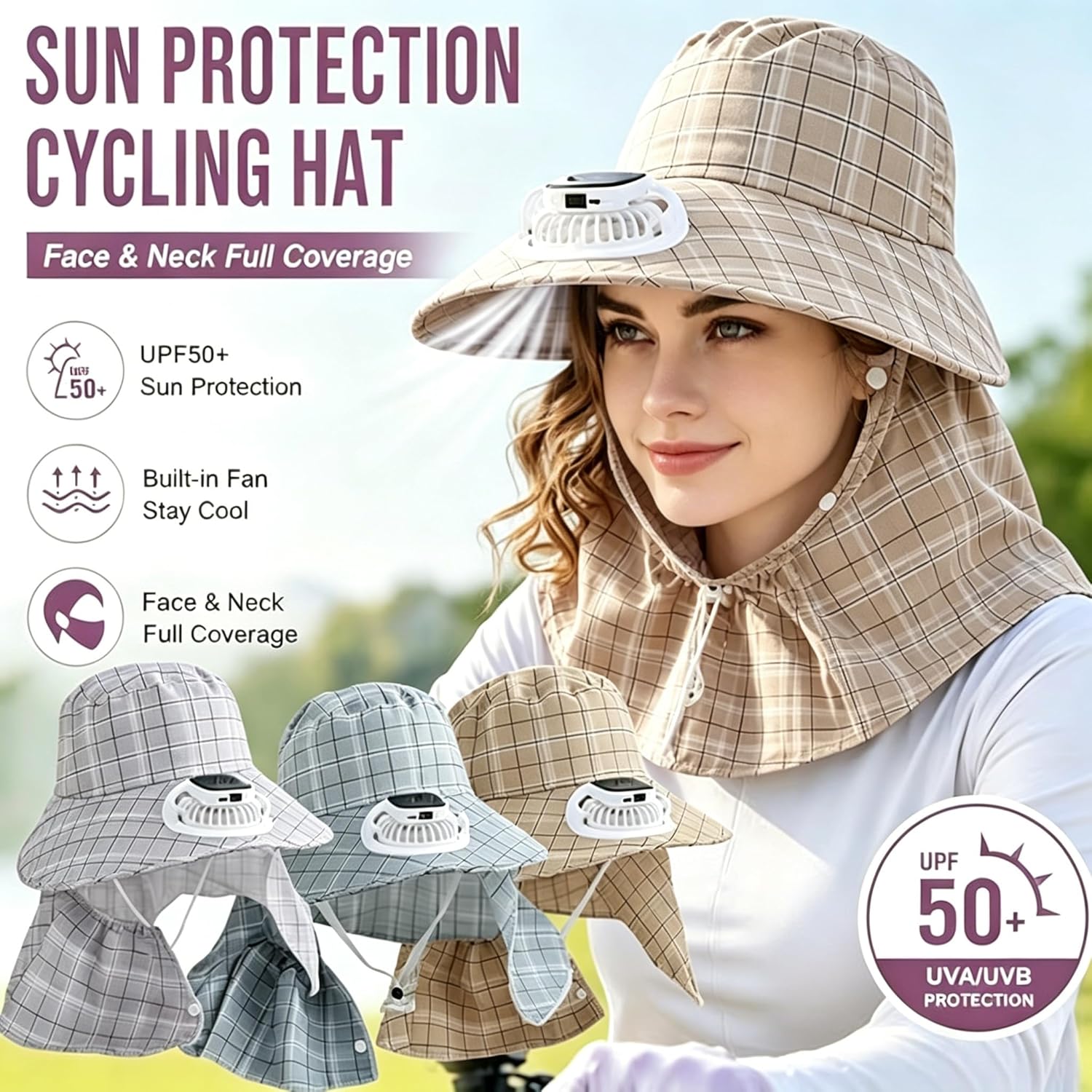 1 Adet Güneş Enerjili Boyun Ko - Fishing Hat incelemesi ve fiyatı